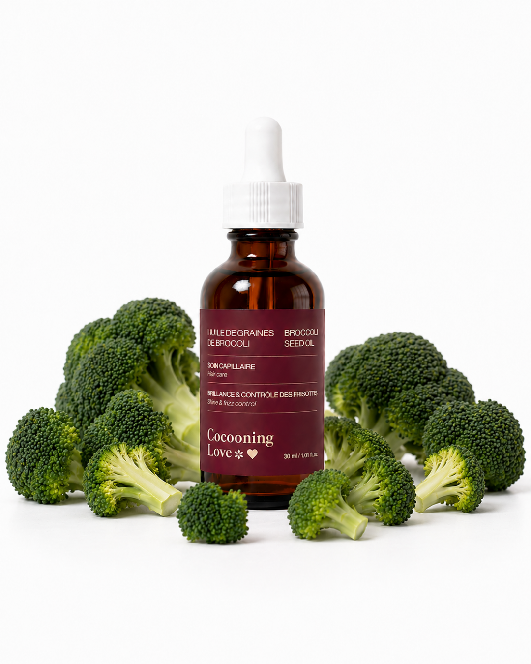 Broccoli Seed Oil – Shine & Frizz Control for dull and unruly hair