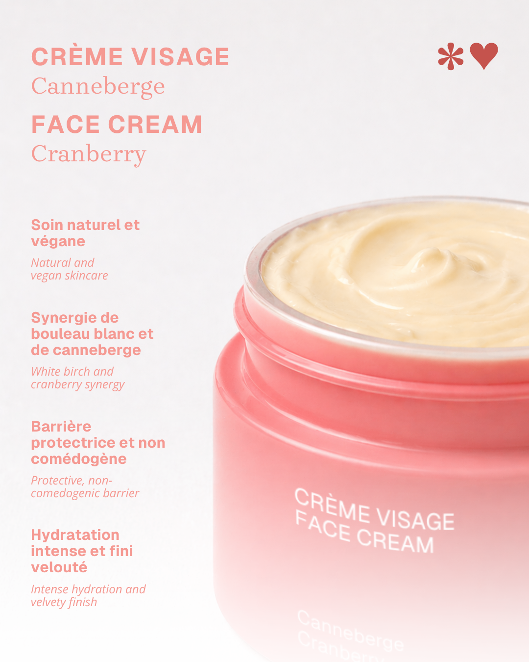 Cranberry Hydrating Face Cream – Comfort & Radiance