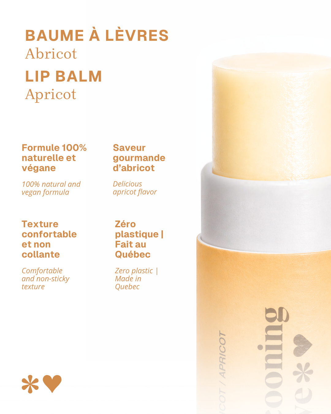 Natural Apricot Lip Balm – Hydration & Comfort