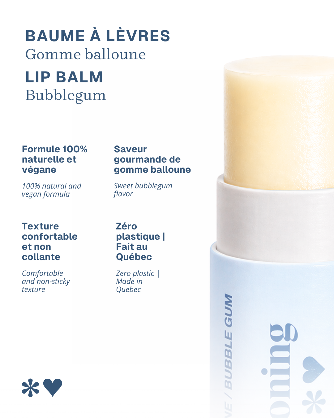 Bubble Gum Lip Balm – Natural & delicious