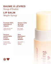 Natural Maple Syrup Lip Balm – Hydration & Comfort