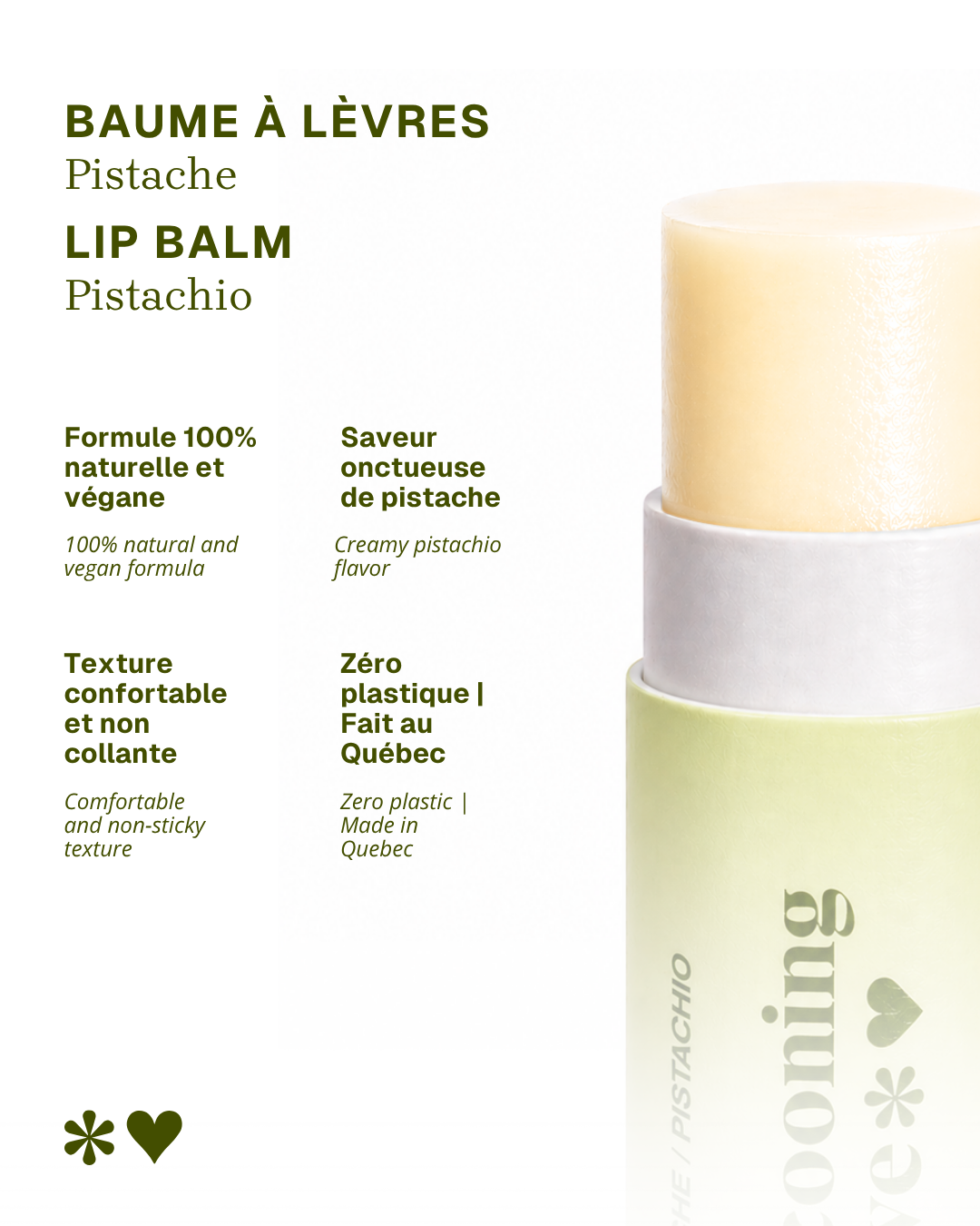 Pistachio Macaron Lip Balm – Natural & Gourmet