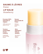 Natural Strawberry Lip Balm – Hydration & Comfort