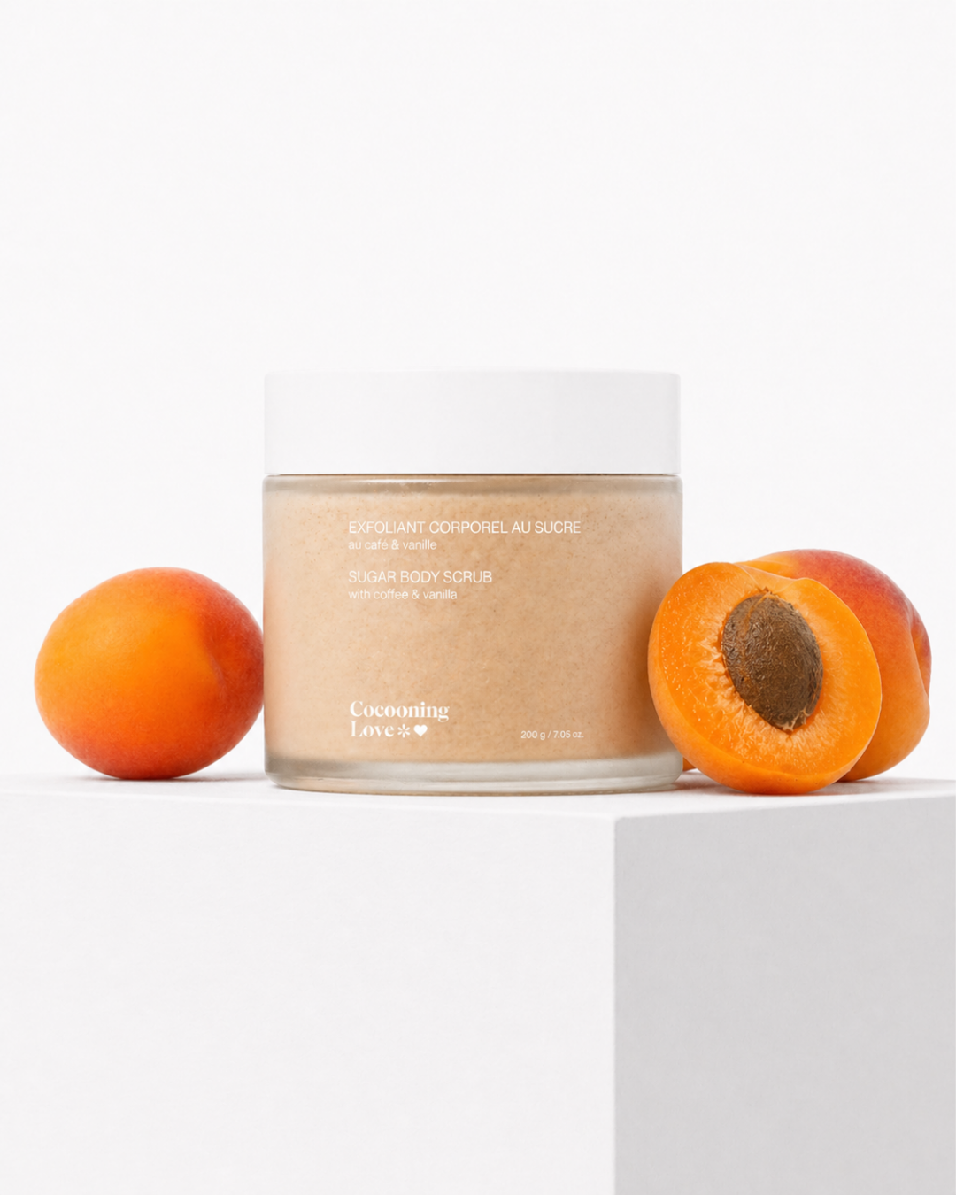 Sugar & Apricot Kernel Body Scrub – Soft & Radiant Skin