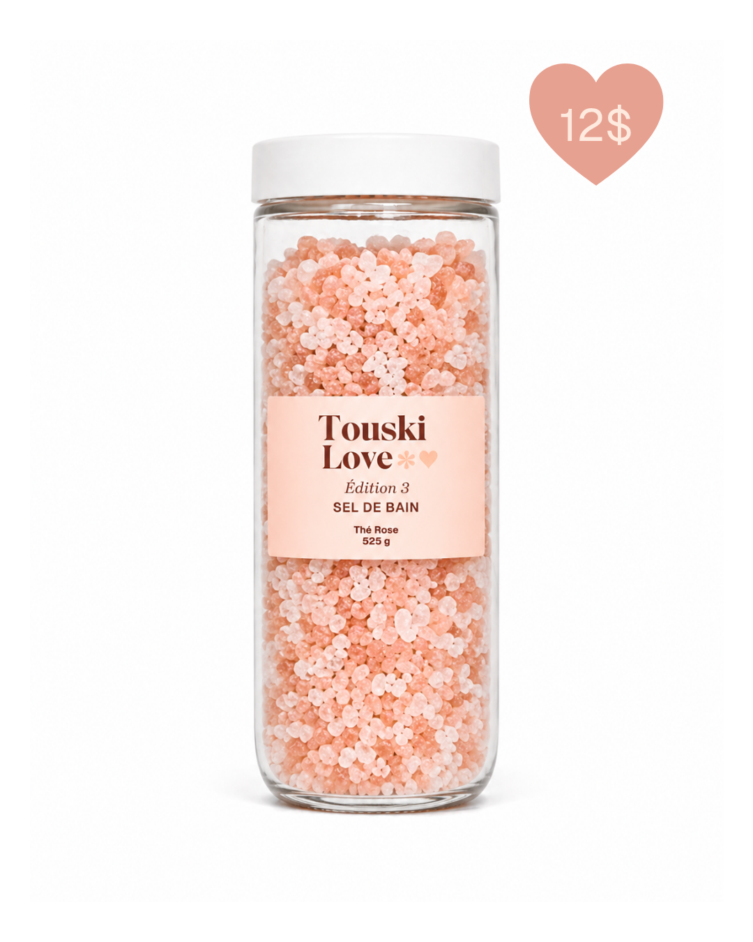 TOUSKI LOVE Bath Salt - Rose Tea