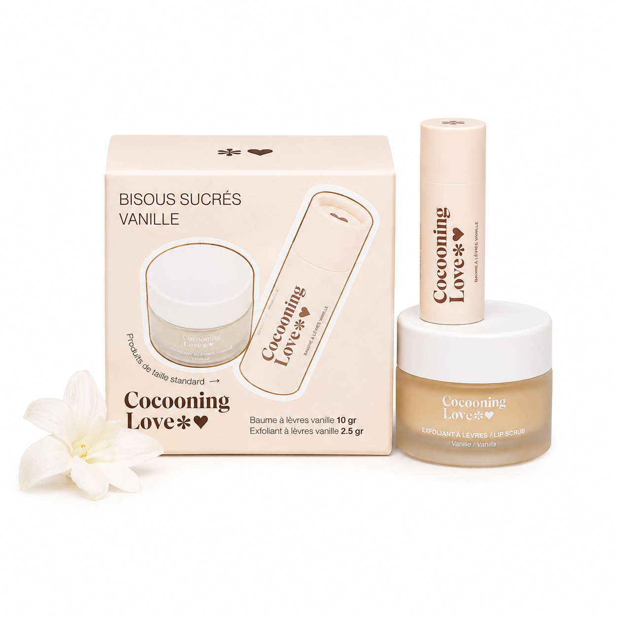 Vanilla Lip Box – Natural Balm & Scrub | Hydration & Softness