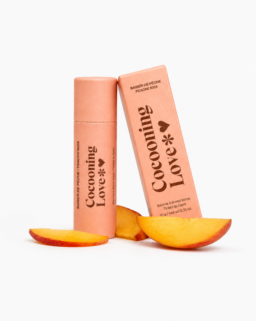 Peachy Kiss – Tinted Peach Lip Balm