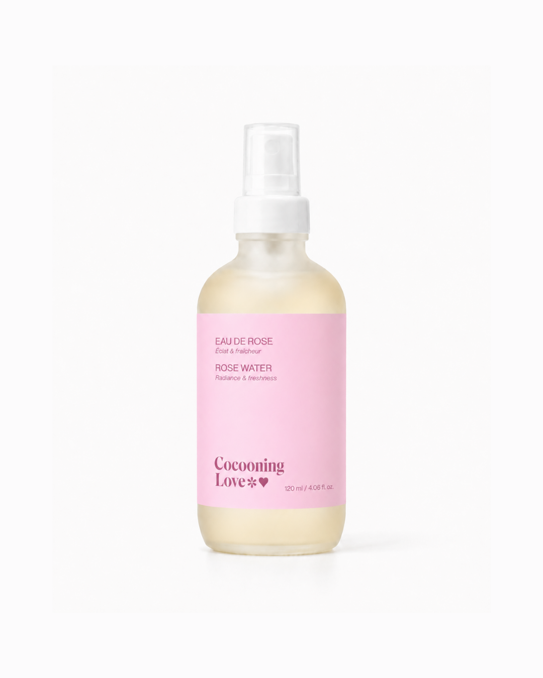 Rose floral water – Hydration, radiance & toning effect
