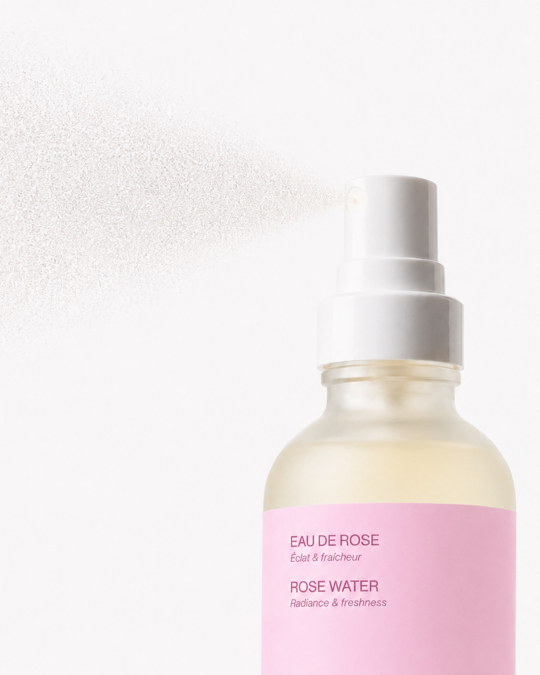 Rose floral water – Hydration, radiance & toning effect