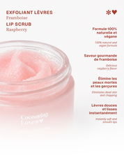 Raspberry Lip Exfoliator - Natural Sugar Scrub for Soft & Smooth Lips