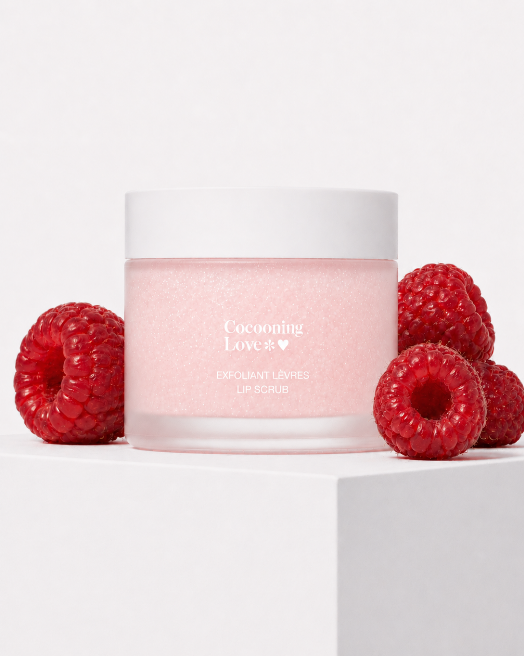 Raspberry Lip Exfoliator - Natural Sugar Scrub for Soft & Smooth Lips