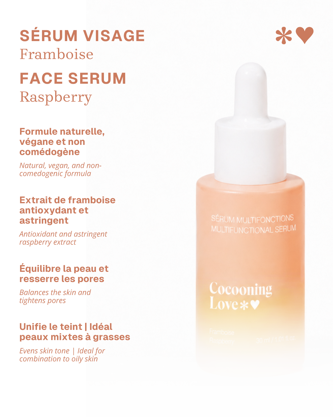 Raspberry Facial Oil Serum – Balance & Radiance