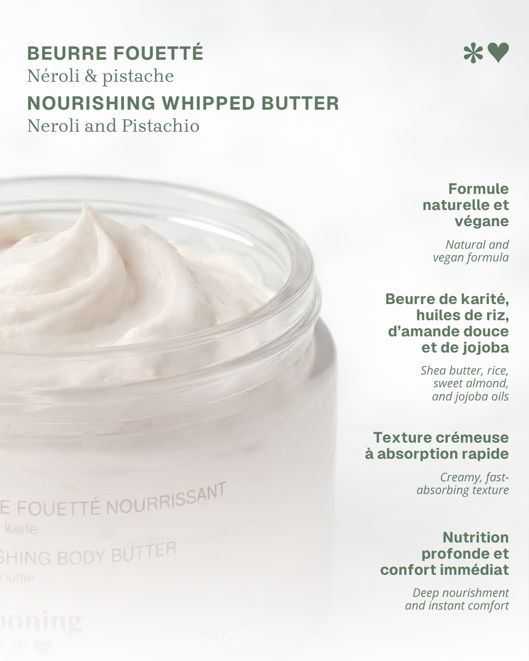 Whipped Pistachio & Neroli Butter – Nourishment & comfort