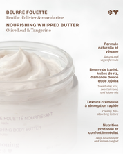 Ultra-Nourishing Whipped Body Butter - Olive Leaf & Mandarin