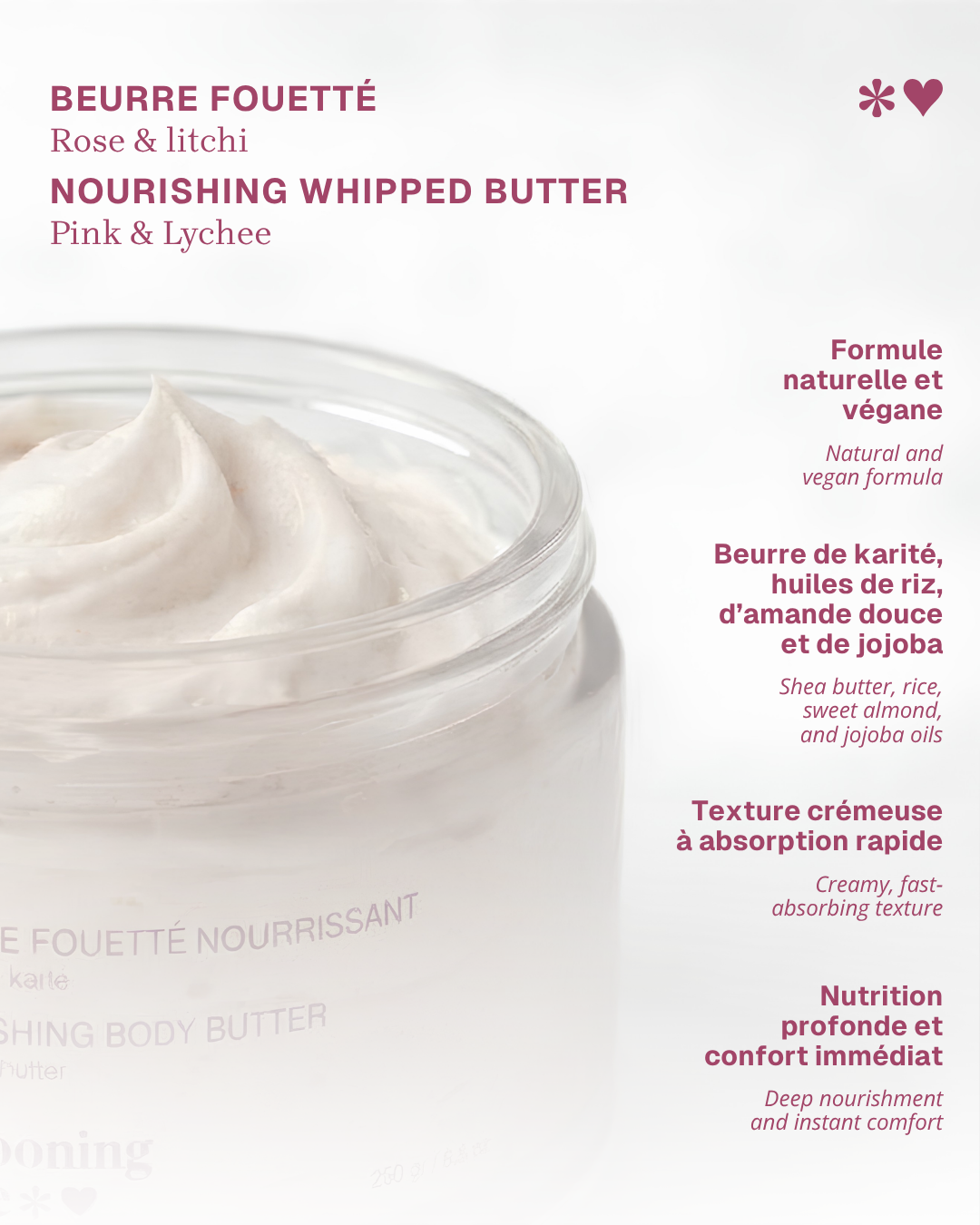 Ultra-Nourishing Whipped Butter Rose & Lychee
