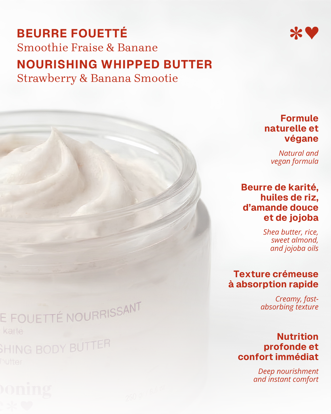 Ultra-Nourishing Whipped Butter - Strawberry & Banana Smoothie