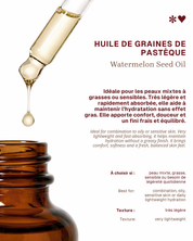 Watermelon Seed Oil – Balance & lightness for combination, oily, and sensitive skin